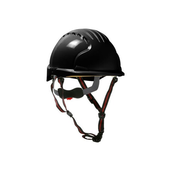 Pip Evo 6151 Ascend Short Brim Safety Helmet HDPE Shell, 6-Pt Suspension, Wheel Ratchet Adj., Black - 280-EV6151S-CH-11