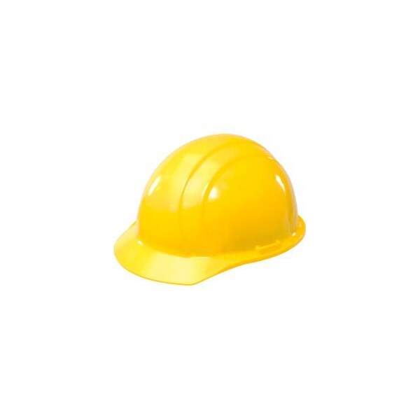 Erb Safety ERB 19762 Americana Hard Hat, 4-Point Pinlock Suspension, Yellow - 19762