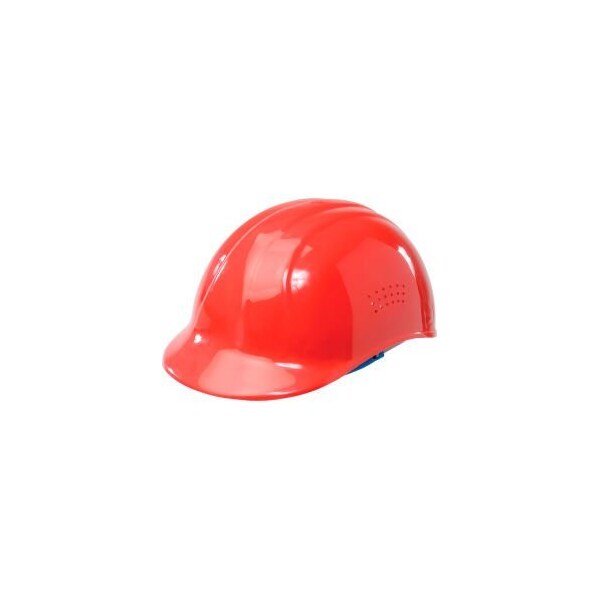 Erb Safety ERB 19114 Vented 4-Point Suspension Bump Cap, Red - 19114