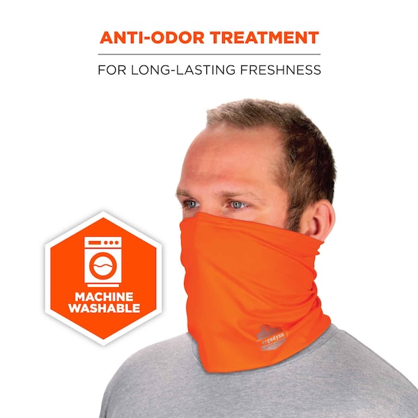 Ergodyne Hi-Vis Orange 2-Layer Cooling Multi-Band, L/XL - 6489