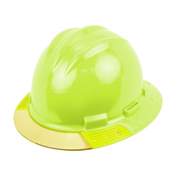 Bullard Full Brim Hard Hat, HDPE, 4 Point Ratchet, Type 1, Class E, High-Visibility Yellow - AVHYRYCS