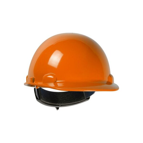 Pip Dynamic Dom Cap Style Dome Hard Hat HDPE Shell, 4-PT Suspension, Rachet Adjustment, Orange - 280-HP341R-03