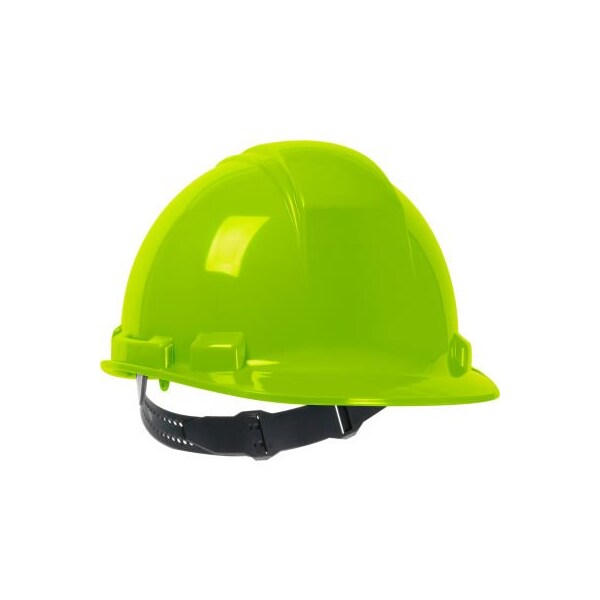 Pip Whistler Cap Style Hard Hat HDPE Shell, 4-Pt Textile Suspension, Pin-Lock Adjustment, Hi-Vis Yellow - 280-HP241-44