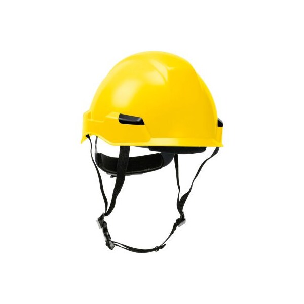 Pip Dynamic Rocky Industrial Climbing Helmet Polycarbonate / ABS Shell, Ratchet Adjustment, Yellow - 280-HP142R-02