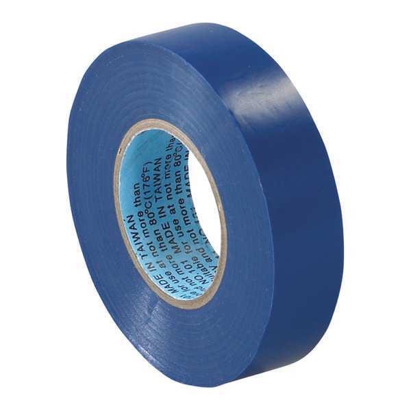 Cinta eléctrica de la marca Partners, 7.0 mil, 3/4" x 20 yardas, Azul, 200 unidades por caja - T964618K