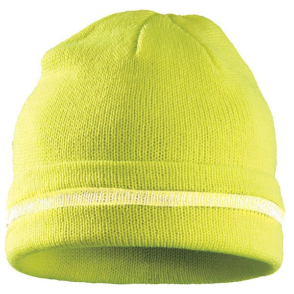 Polar Plus Hi Vis Knit Hat, Reflective Stripe, Orange - PP-LUC-KCR-O