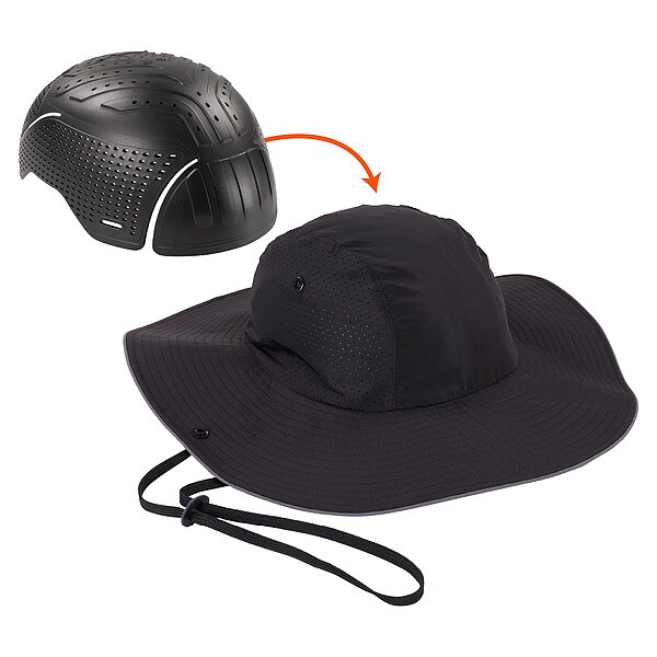 Ergodyne Bump Cap, Ranger, Polyethylene, None Suspension, Fits Hat Size 7 1/4 to 8 1/2 - 8957