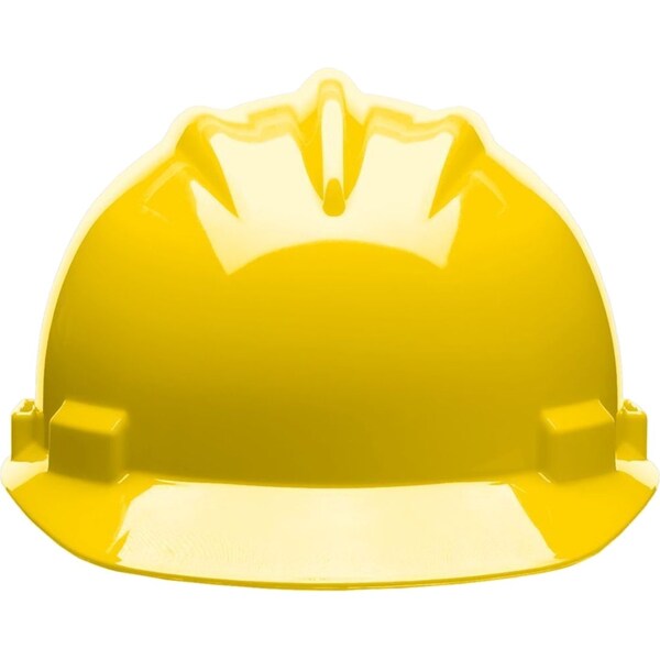 Bullard Hard Hat, S61, Polyethylene, 4 Point Pinlock, Type 1, Class E, Yellow - 61YLP