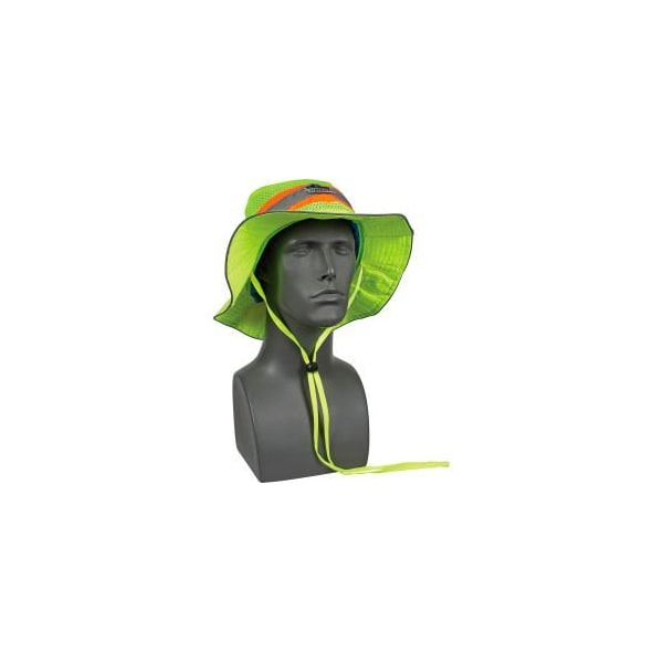Ergodyne Ergodyne Chill-Its Evap. Class Headwear Hi-Vis Ranger Hat w/Built-In Cooling Towel, Lime, L/XL - 12591