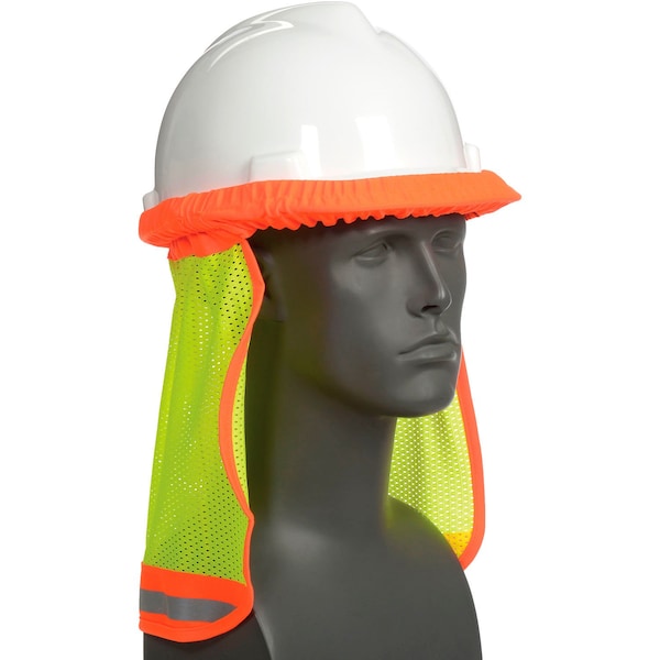 Msa Safety MSA Safety, Hard Hat Sunshade Accessory, Yellow-Green, For Use With MSA Safety Hard Hats One Size - 10098032