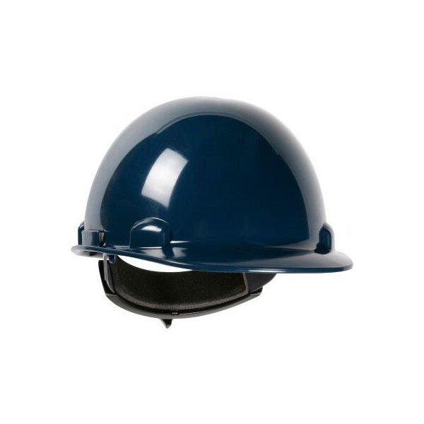 Pip Dynamic Dom Cap Style Dome Hard Hat HDPE Shell, 4-PT Suspension, Rachet Adjustment, Navy - 280-HP341R-08