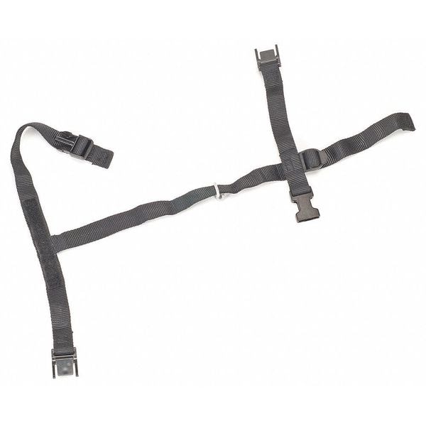 Msa Safety Chin Strap, For Use With Vanguard Hard Hats Black - 804629