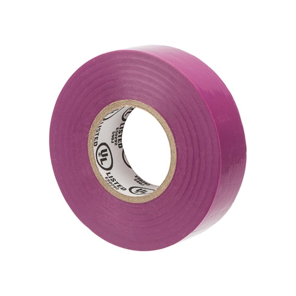Nsi Industries 7 m Cinta Eléctrica de Vinil Grande en Color Morado - WW-716-7
