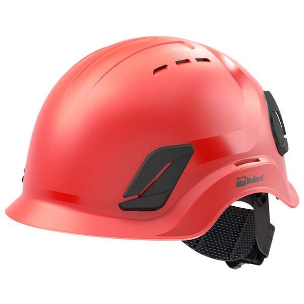 Bullard Climbing Helmet, CEN10, ABS, Polycarbonate, 4 Point Ratchet, Type 1, Class C, Red - C10VRDAMR