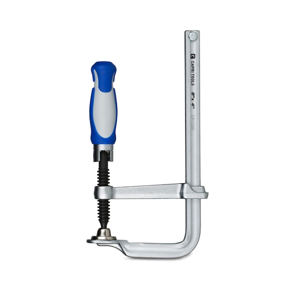 Capri Tools 8 in All Steel Bar Clamp with Foldable Handle, 4 in Throat Depth - CP11000