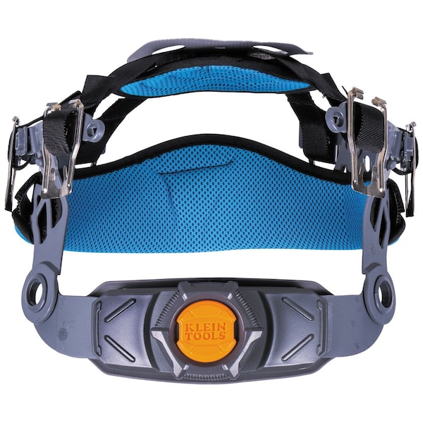 Klein Tools Klein Carbon Fiber Full Brim Hard Hat with Headlamp, Titan - 60512
