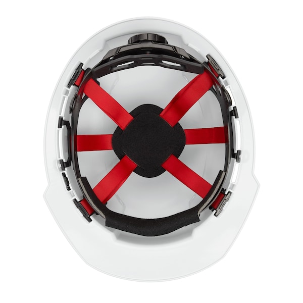 Milwaukee Tool BOLT White Front Brim Vented Hard Hat w/6pt Ratcheting Suspension - Type 1, Class C - 48-73-1220