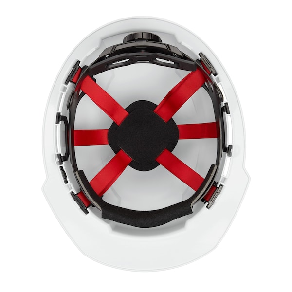 Milwaukee Tool BOLT White Front Brim Hard Hat w/6pt Ratcheting Suspension - Type 1, Class E - 48-73-1120
