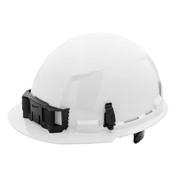 Milwaukee Tool BOLT White Front Brim Hard Hat w/6pt Ratcheting Suspension - Type 1, Class E - 48-73-1120