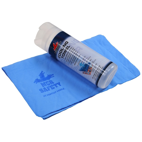 Mcr Safety Garments, Blue PVA Cooling Towel - 30''L x 14'' W - CGT03