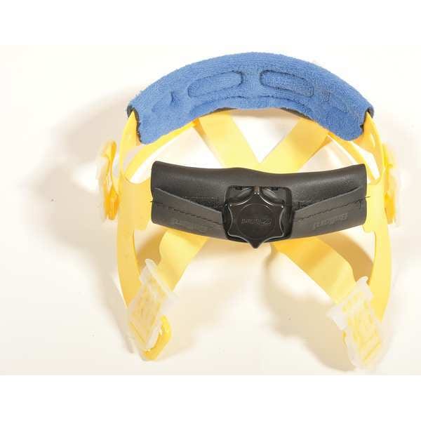 Bullard Fire Helmet, Thermoplastic, 6 pt Ratchet, Yellow, Fits Hat Size 6-1/2 to 8 , Full-Brim - FHYLR