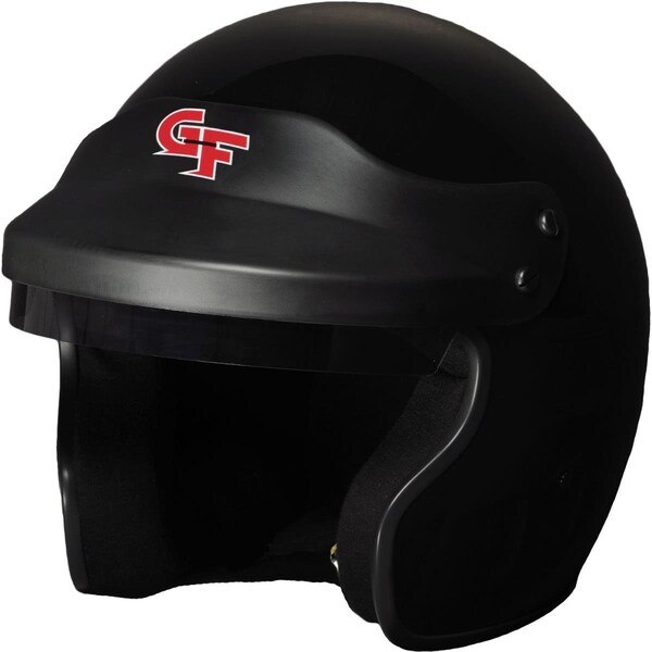 G-Force SA2020 GF1 Series Open Helmet, Black - Medium - GFR13002MEDBK