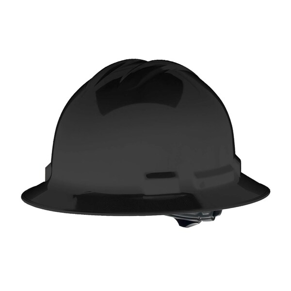 Duo Safety Hard Hat, Ratchet, 4 Point, Black - H34R7