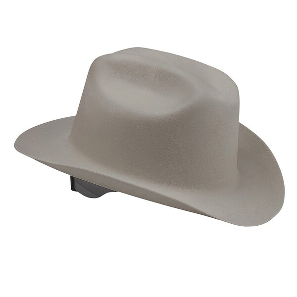 Surewerx Jackson Safety Western Outlaw Hard Hat, Western Brim, Gray - 19525