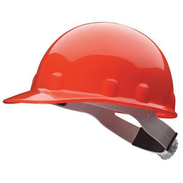 Fibre-Metal By Honeywell Hard Hat, Super Eight E2, Thermoplastic, 8 Point Ratchet, Type 1, Class E, Orange - E2SW03A000