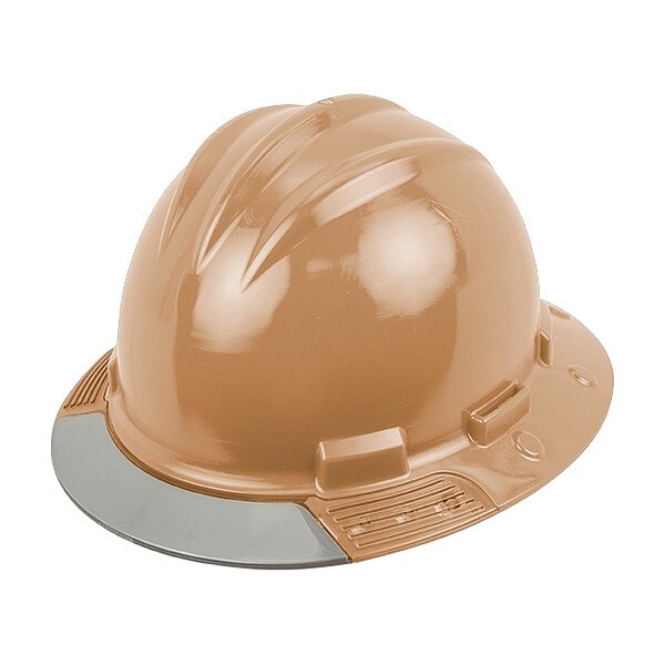 Bullard Full Brim Hard Hat, HDPE, 4 Point Ratchet, Type 1, Class E, Tan - AVTNRGCS