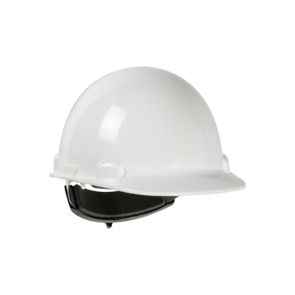 Pip Dynamic Dom Cap Style Dome Hard Hat HDPE Shell, 6-Pt Suspension, Rachet Adjustment, White - 280-HP341SR-01