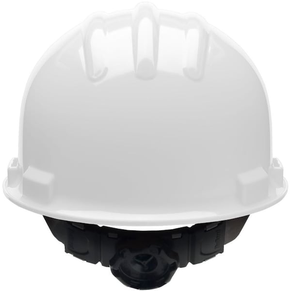 Bullard Hard Hat, S51, Polyethylene, 4 Point Ratchet, Type 1, Class E, White - 51WHR
