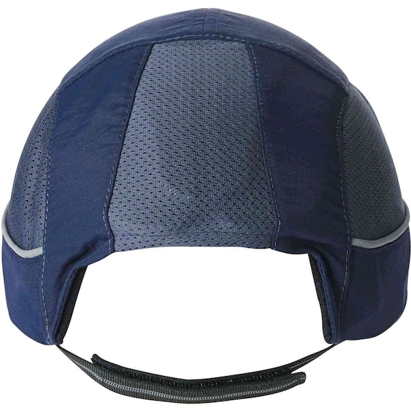 Ergodyne Bump Cap, Short Brim Baseball, ABS, Hook-and-Loop Suspension, Navy, Fits Hat Size One Size Fits Most - 8950