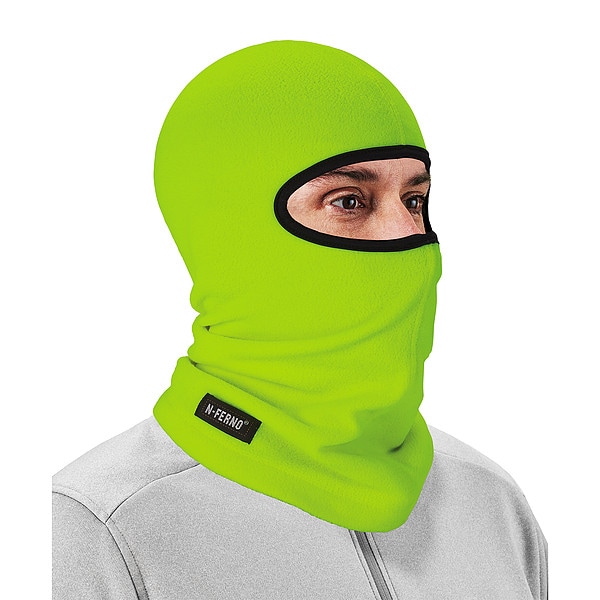 Ergodyne Balaclava, Universal, Lime - 6821HV