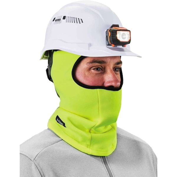 Ergodyne Balaclava, Universal, Lime - 6821HV
