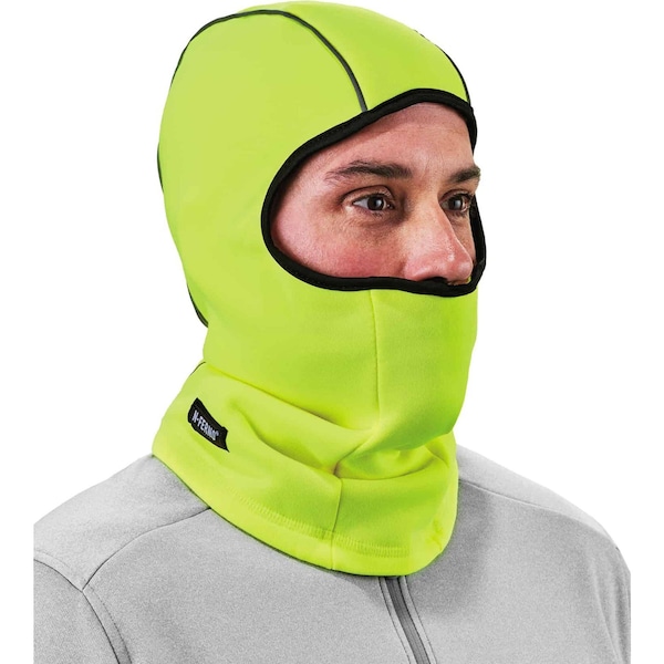 Ergodyne Balaclava, Universal, Lime - 6821HV