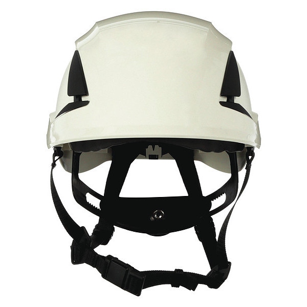 3M SecureFit Safety Helmet, Front Brim, Type 1, Class C, Vented, Ractchet (6-point), White - X5001V-ANSI