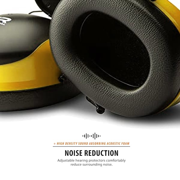 Tr Industrial Forestry Safety Helmet and Hearing Protection System, Yellow - TR88011-YL