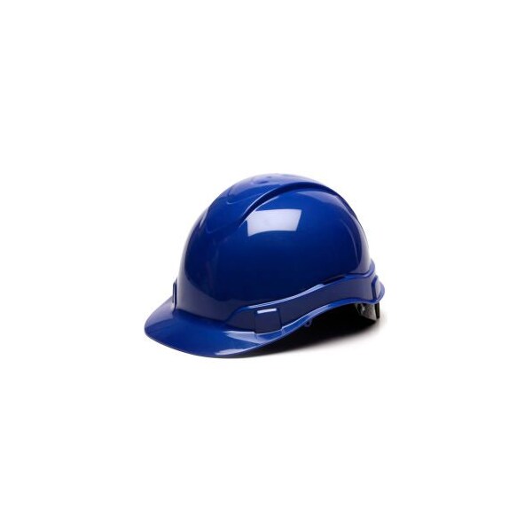 Pyramex Ridgeline Cap Style Hard Hat, Blue, 6-Point Ratchet Suspension - HP46160