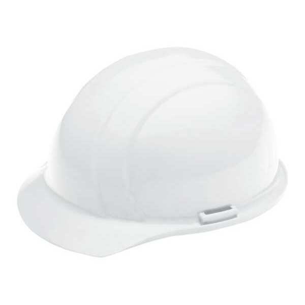 Erb Safety Safety Hat, 4-Point, Cap Style, White - SAF19761W