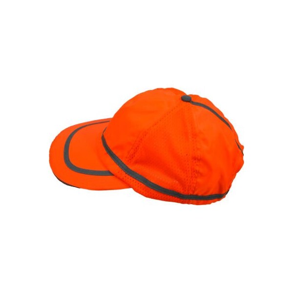 Petra Roc Inc Petra Roc Hi-Visibility Baseball Cap, Polyester Mesh/Oxford, Orange, One Size - OBC-S1