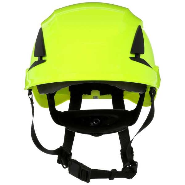 3M Non-Vented Hard Hat, X5000, ABS, 6 Point Ratchet, Type 1, Class E, Hi-Vis Green - X5014-ANSI