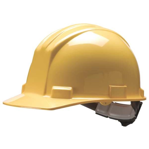 Bullard Hard Hat, S61, Polyethylene, 4 Point Ratchet, Type 1, Class E, White - 61WHR