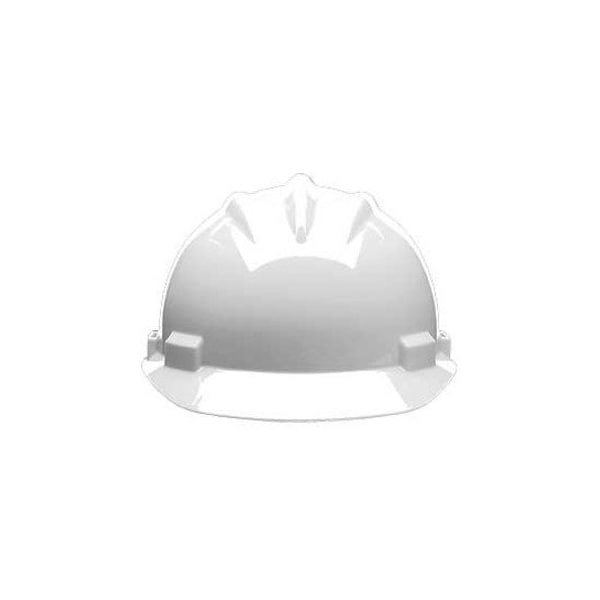 Bullard Hard Hat, S61, Polyethylene, 4 Point Ratchet, Type 1, Class E, White - 61WHR