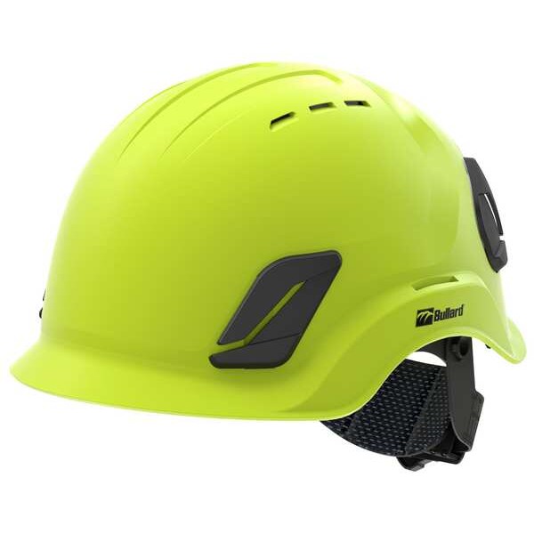 Bullard Climbing Helmet, CEN10, ABS, Polycarbonate, 4 Point Ratchet, Type 1, Class C - C10VHYAMR