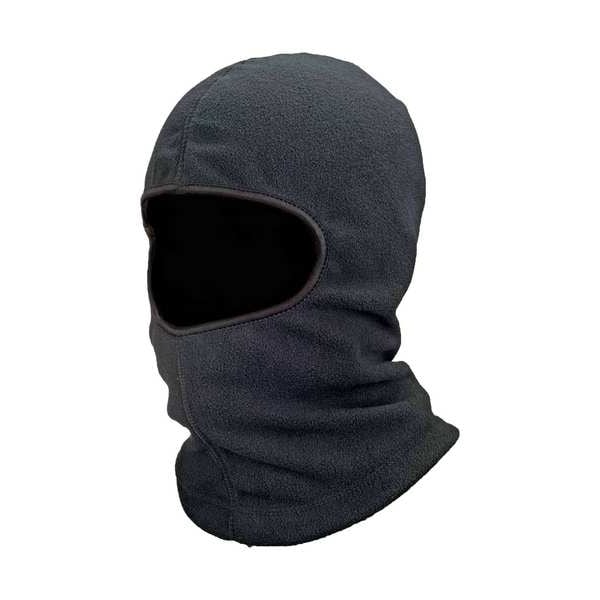 Ergodyne Balaclava Face Mask, Four-Way Stretchable Fleece, Moisture-Wicking, Black, Universal Size - 6821