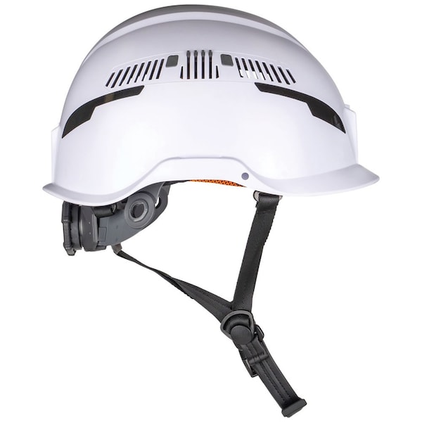Klein Tools Safety Helmet, Shell: PC/ABS and EPS, Suspension: PC/ABS and HDPE, White - 60565