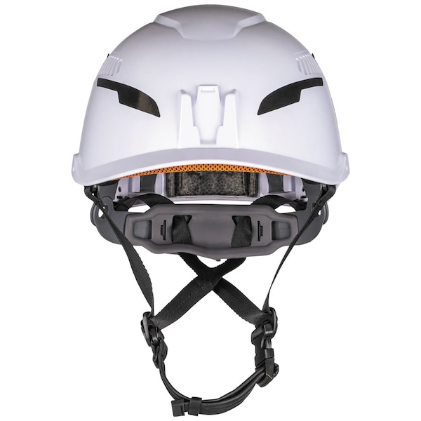 Klein Tools Safety Helmet, Shell: PC/ABS and EPS, Suspension: PC/ABS and HDPE, White - 60565