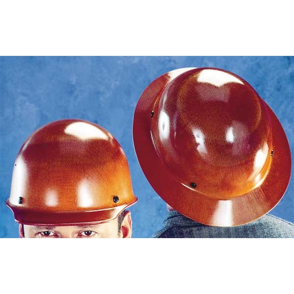 Msa Safety Hard Hat, Skullgard, Phenolic, 4 Point Ratchet, Type 1, Class G, Brown - 475395