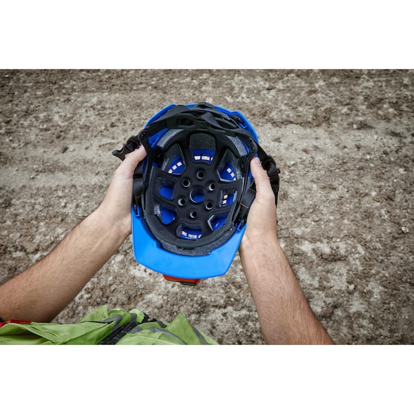 Milwaukee Tool BOLT White Front Brim Vented Safety Helmet - Type 2, Class C - 48-73-1320